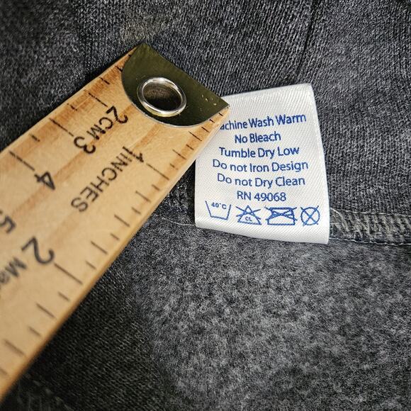 Vtg Notre Dame Hoodie Mens Medium Blue Gray Football Y2K College University - Picture 5 of 9